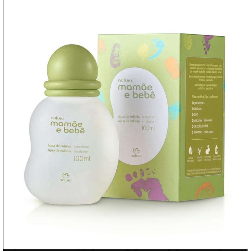 Linha Mamãe Bebê Natura Indicada desde o nascimento da Criança unissex