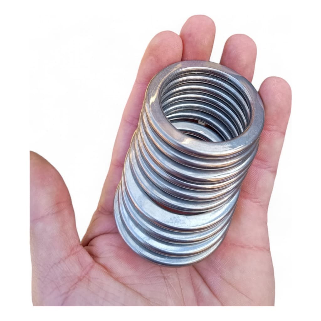 10 unidades Argola Inox 14,15,16,17,18,19,20 Preço de atacado Magnos