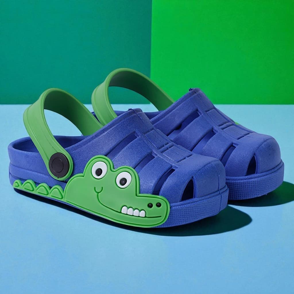 Babuche Infantil Jacaré Papete Menino Confort Antiderrapante Várias Cores