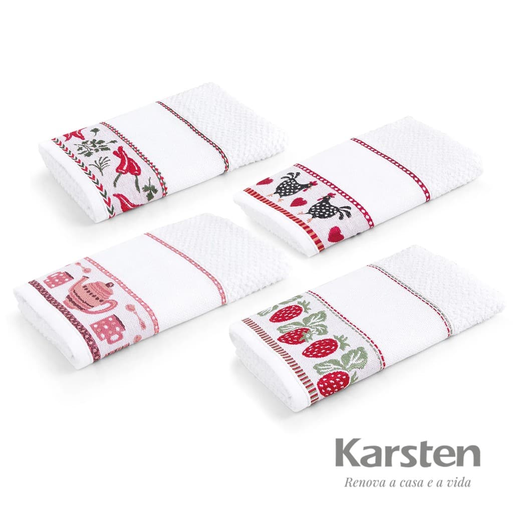 Pano de Prato / Copa Para Bordar ou Pintar Karsten Messina Envio Imediato