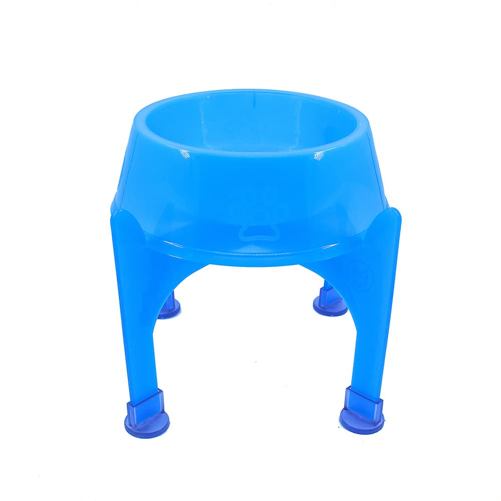 Comedouro Elevado Suspenso Alto Ergonômico com Suporte para Cães de Porte Médio 750ml BPA Free