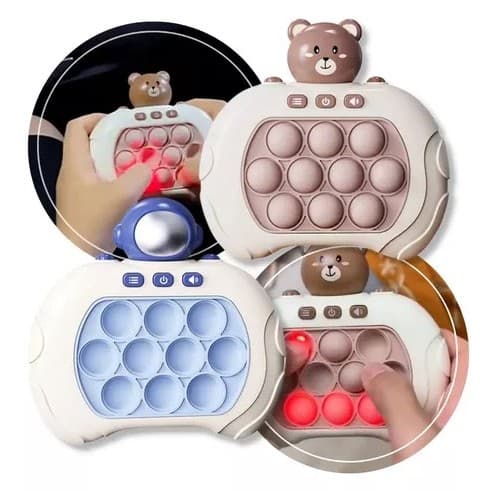 Pop It Mini Gamer Console Som Anti Stress Fidget Toys Push
