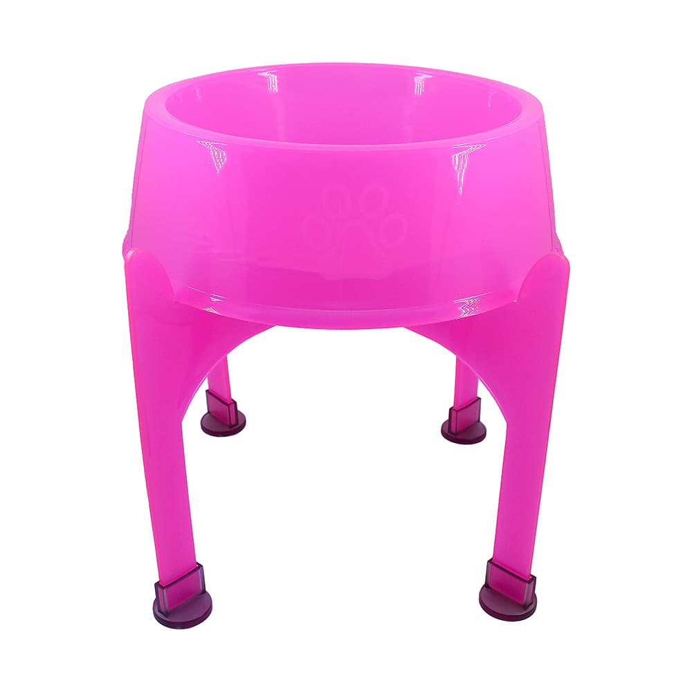 Comedouro Elevado Suspenso Alto Ergonômico com Suporte para Cães de Porte Grande 1500ml BPA Free