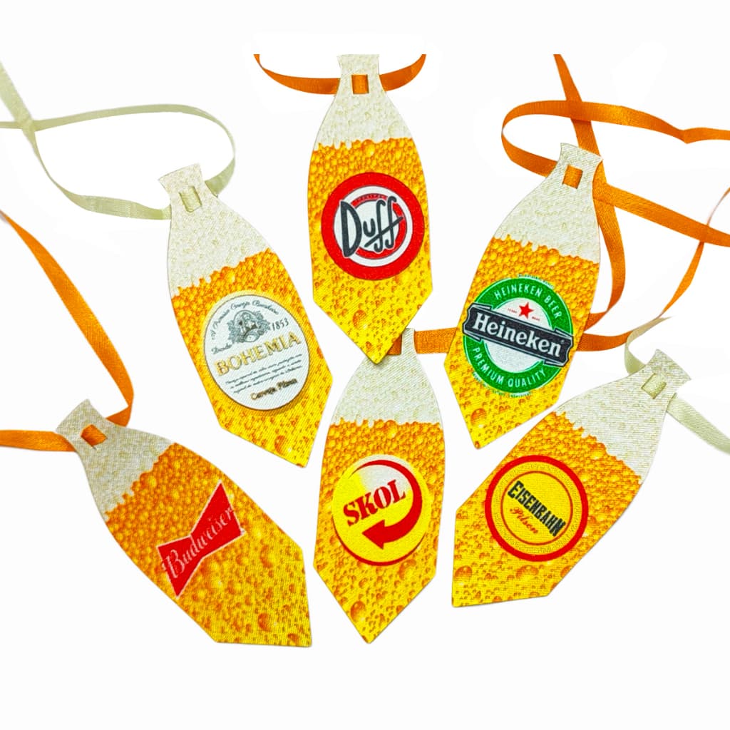 30 Gravata P pet CERVEJAS estampada cetim cão gato