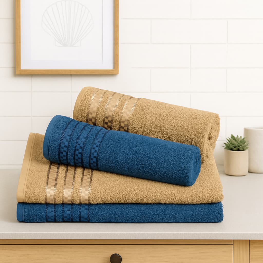 Kit Toalha 2 Banho + 2 Rosto