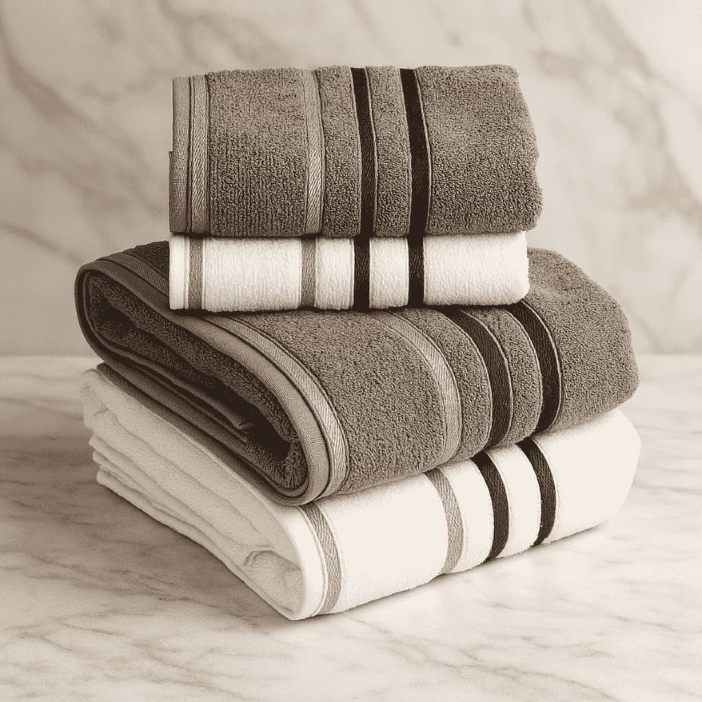 Toalha De Banho Jogo/Kit 4Pçs Banho e Rosto 100% Algodão Gramatura 450g/m2 Alta Absorção Grande Banhão Felpuda SuperLuxo