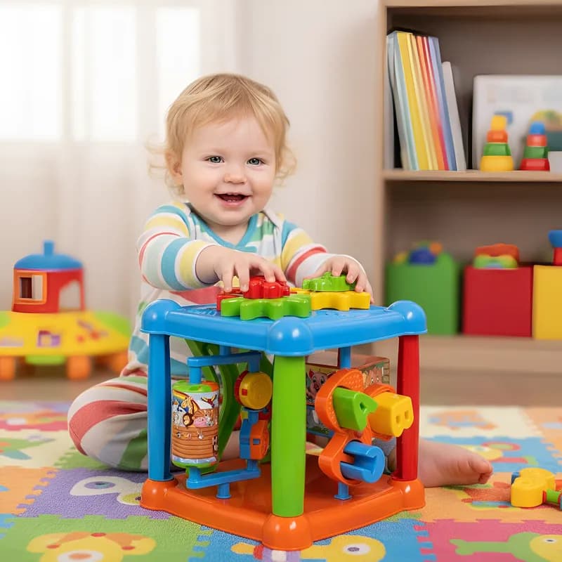 Brinquedo de Menino Blocos Interativos Educativo Letras e Peças Interativas Para Desenolvimento Infantil 166 Divplast