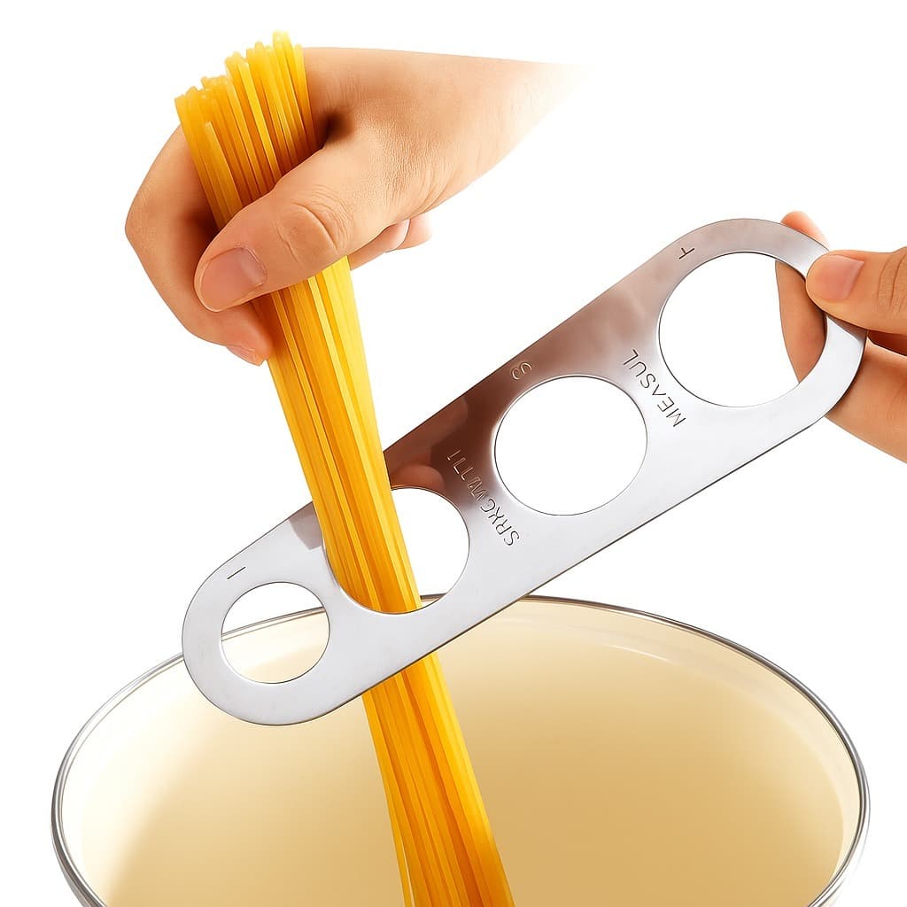 Medidor de Espaguete em Aço Inox Porções 1 a 4 Pessoas