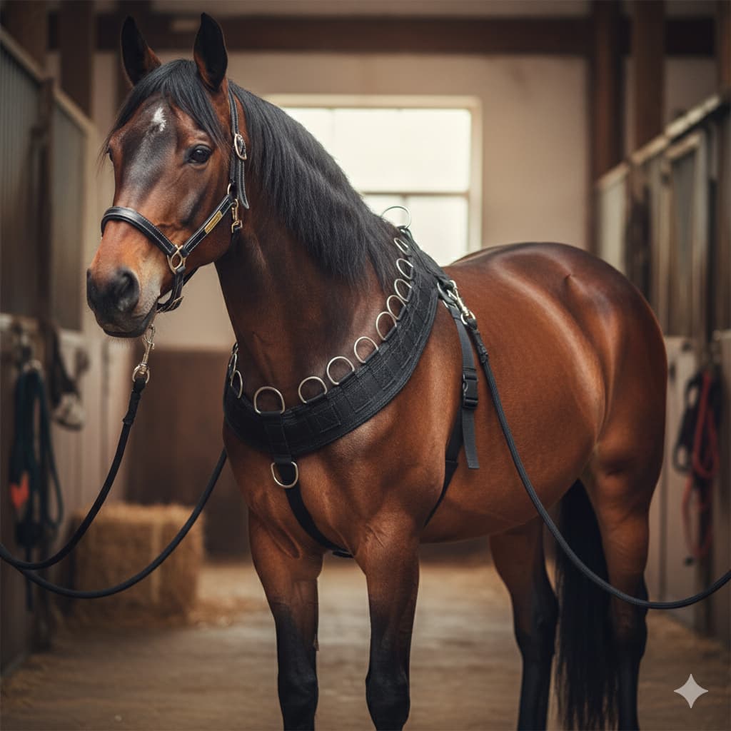 Charreteador para cavalo Mangalarga