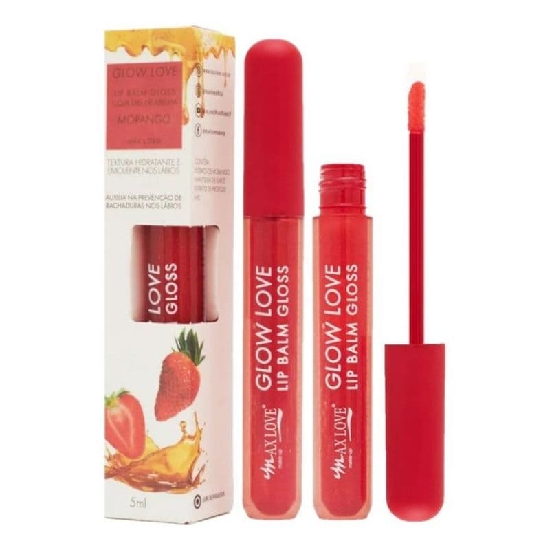 Glow Love De Morango Gloss 5Ml