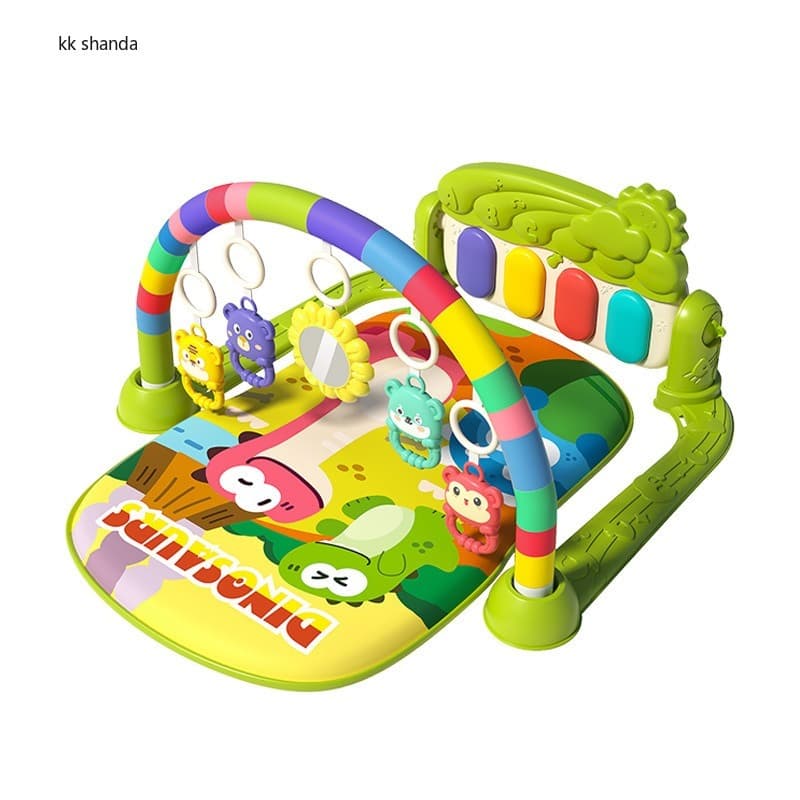 Infant brinquedo destacável pedal quadro de fitness bebê música piano jogo esteira de rastreamento