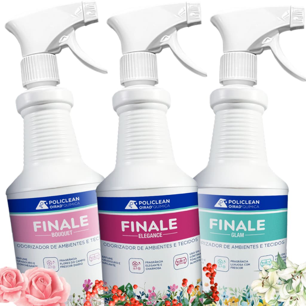 Finale Bouquet Elegance Glam "Cheiro de Rico" Ambiente Aromatizador Tecido Estofado 1 Litro e 500 ml