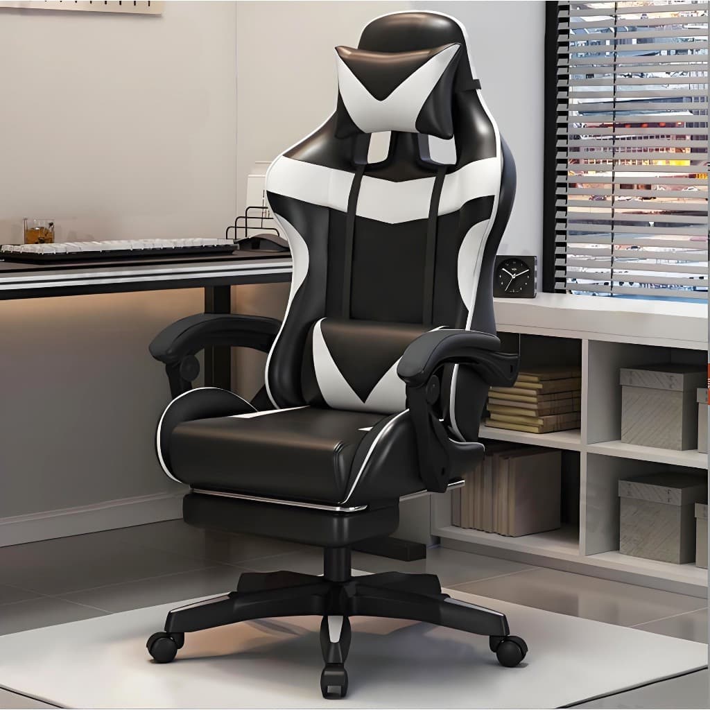 Cadeira de Jogo Dobrável Ergonômica Profissional – Estável, Resistente e Ideal para Esportes Eletrônicos F19