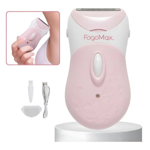 Depilador Elétrico Feminino Lavável Recarregável Portátil Facial E Corporal