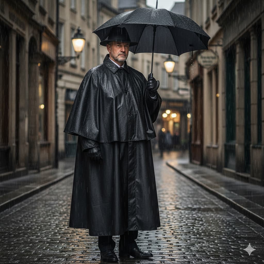 Capa boaideiro com poncho para frio e chuva