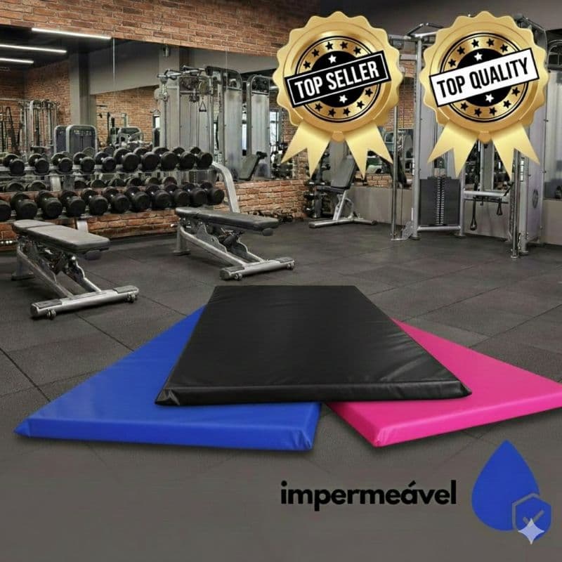 Colchonete Academia Treino Fitness Abdominal espuma D26 *90x40x2cm*