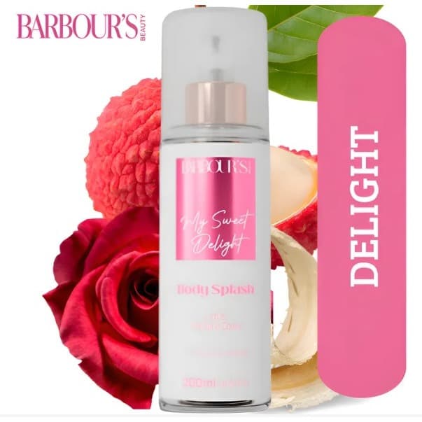 Body Splash My Sweet Delight Barbours Beauty 200ml Alta Fixação