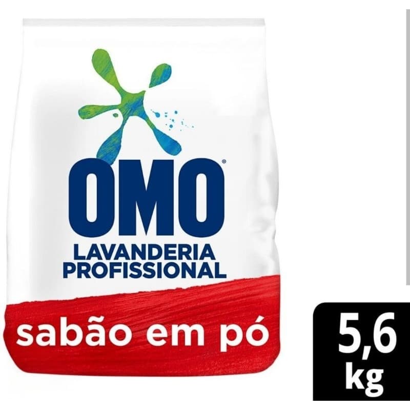 OMO, SURF 5,6 BRilhante 4 kg linha pro Lavanderia Profissional Sabão em Pó 5,6 kg – Limpeza Profunda e Performace