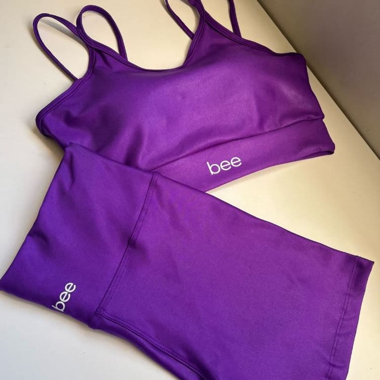 Conjunto Fitness Feminina Para Treino Super Confortável Com Bojo Short Roupa Para Academia