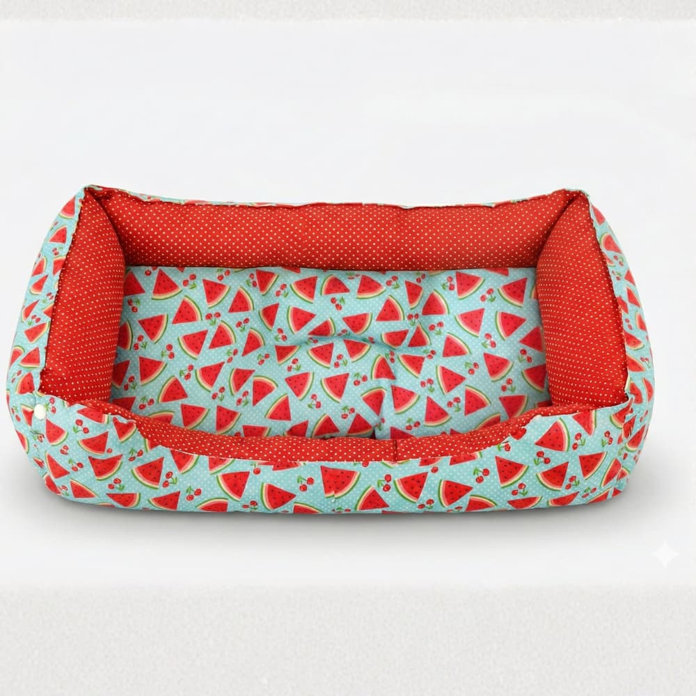 Cama Pet Melancia conforto e estilo.