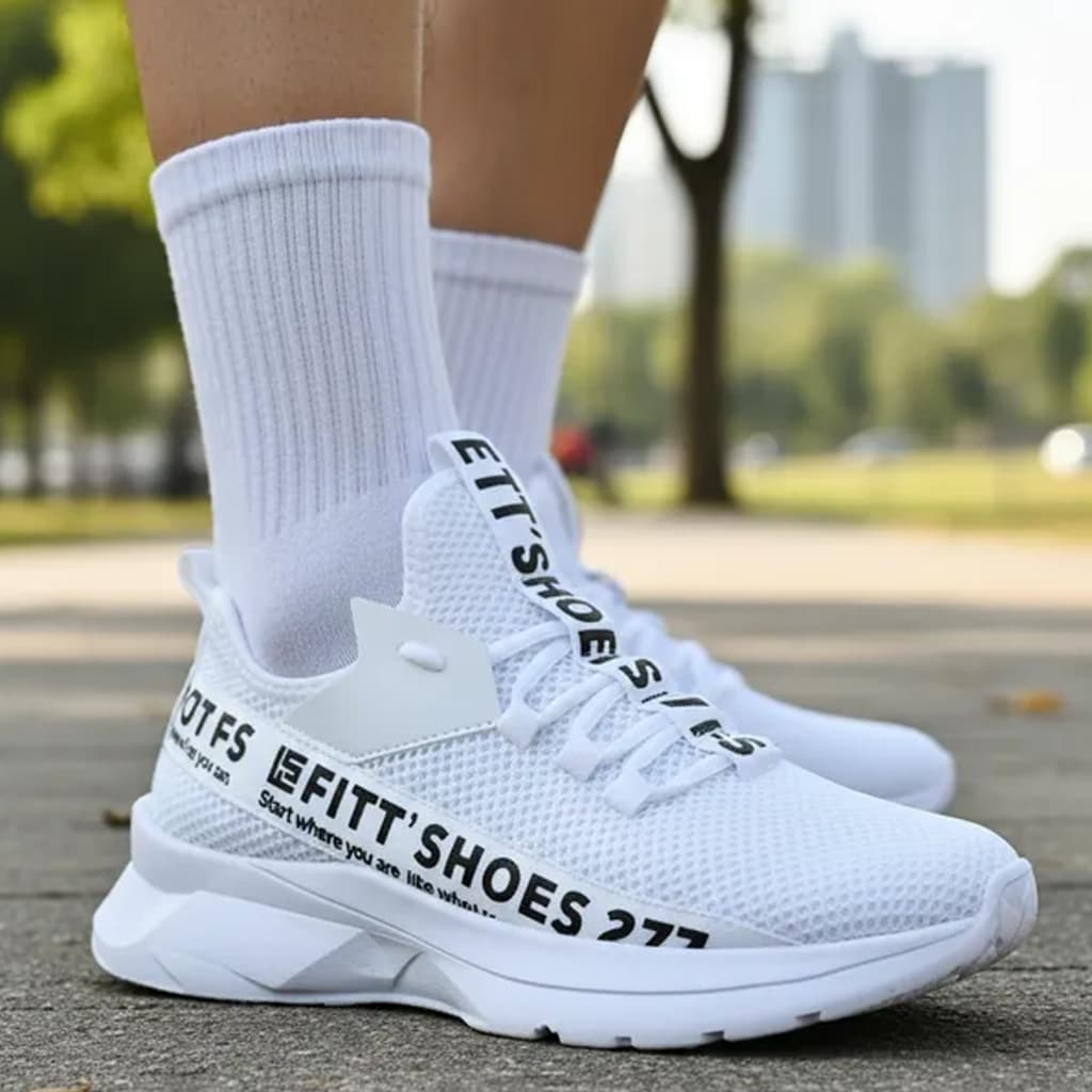 Tênis  Esportivo Confortável Academia Corrida Academia fittshoes