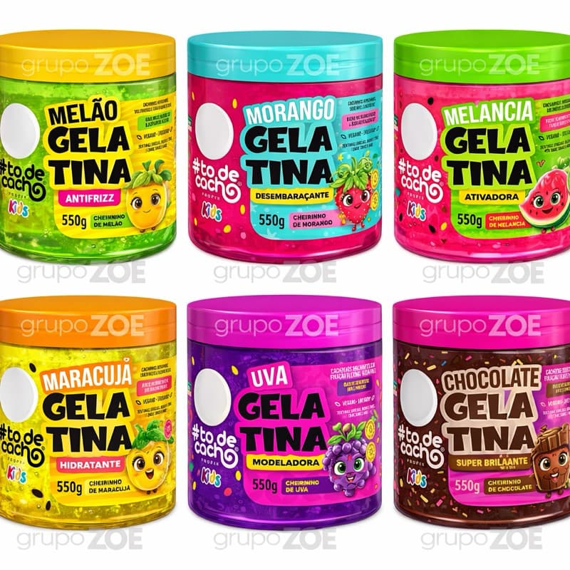 Gelatina Modeladora De Cachos Para Cabelos Ondulados, Cacheados E Crespos