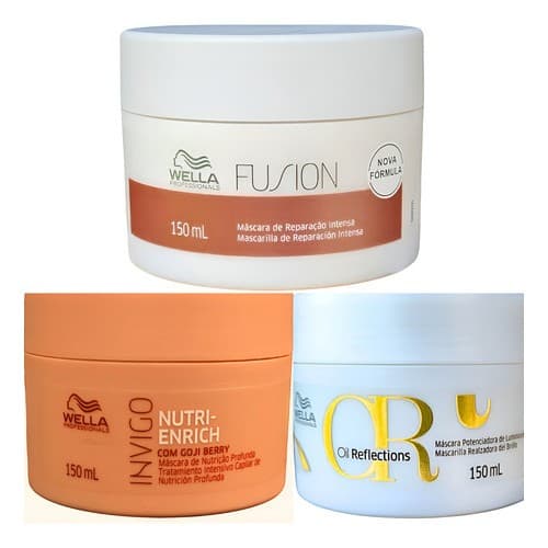 Wella Cronograma  Capilar Nutri Enrich Oil reflection Infusion Reconstrução Nutrição Reconstrução