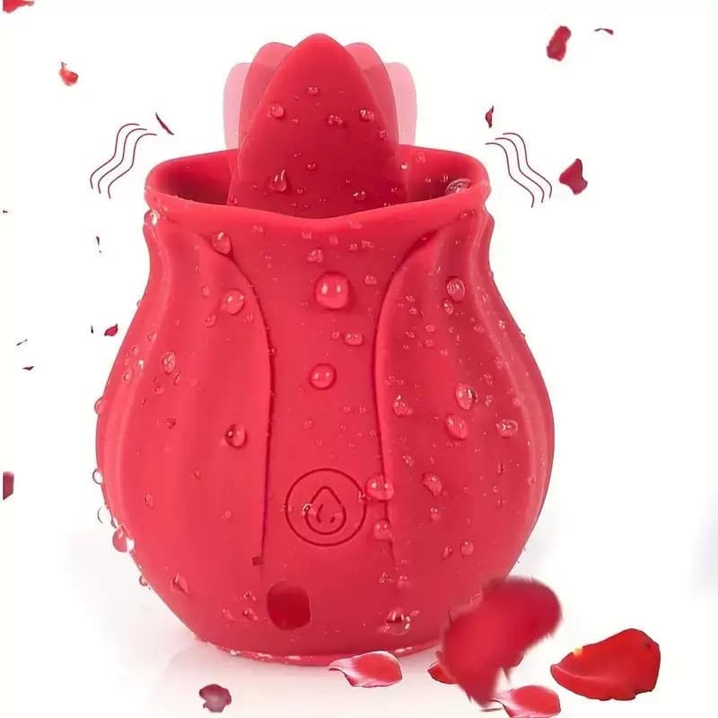 Sugador Língua de Clitóris Recarregável Vibrador Feminino Rosa Estimulador Clitorniano Sex Shop SX-04