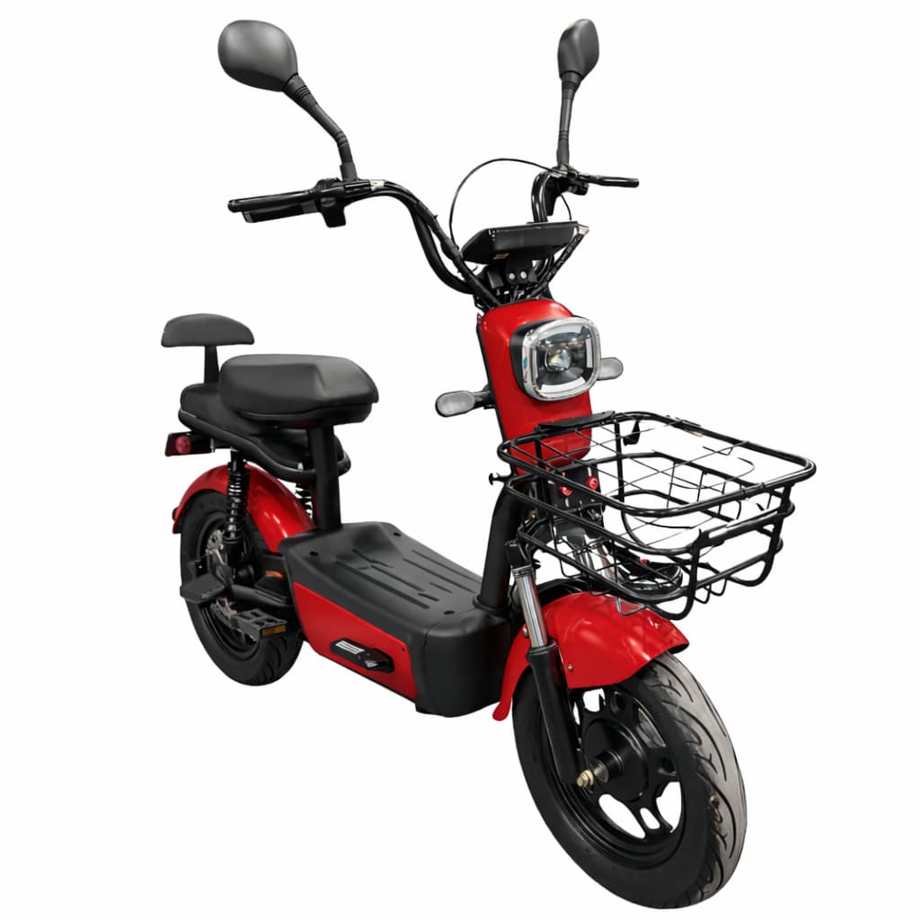 Bicicleta Elétrica Scooter 600W 48V Potente Urbana com Alarme