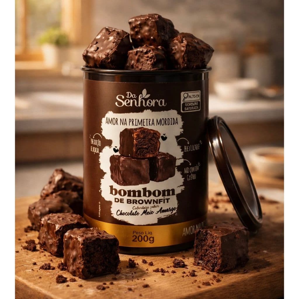 Bombom Zero Açúcar de Brownie 200g