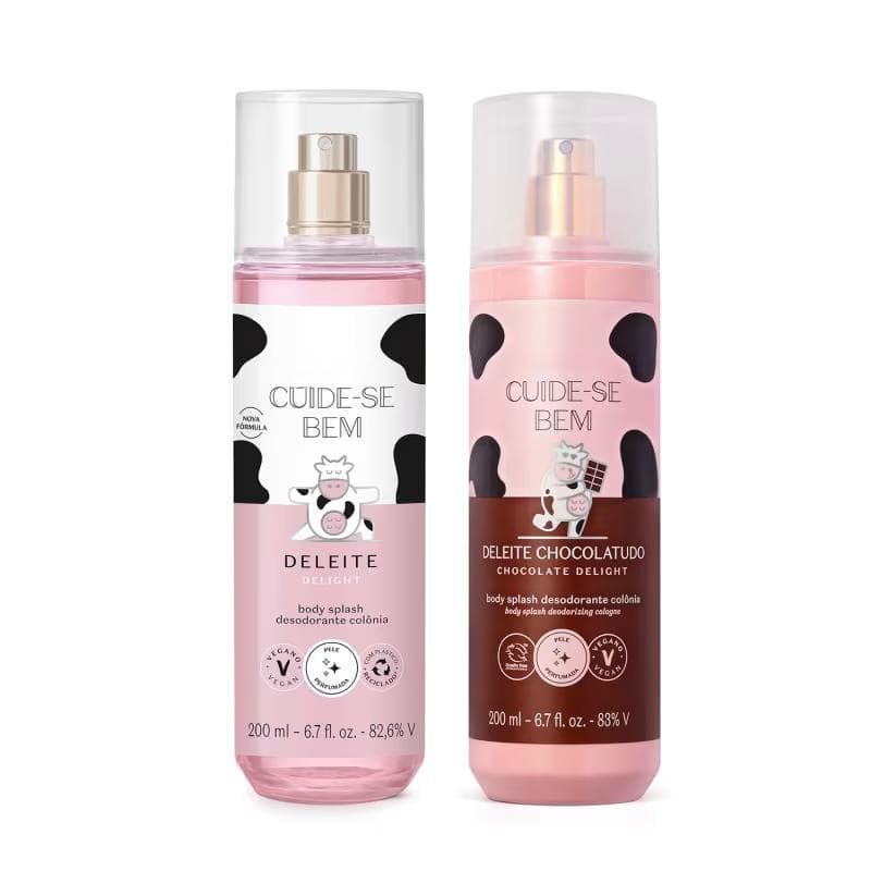 Kit Deleite + Chocolatudo: O duo perfeito para quem não abre mão de ser a pessoa mais cheirosa do lugar.