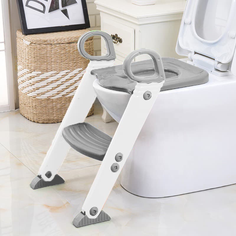 Assento Redutor Infantil com Escada para Vaso Sanitário