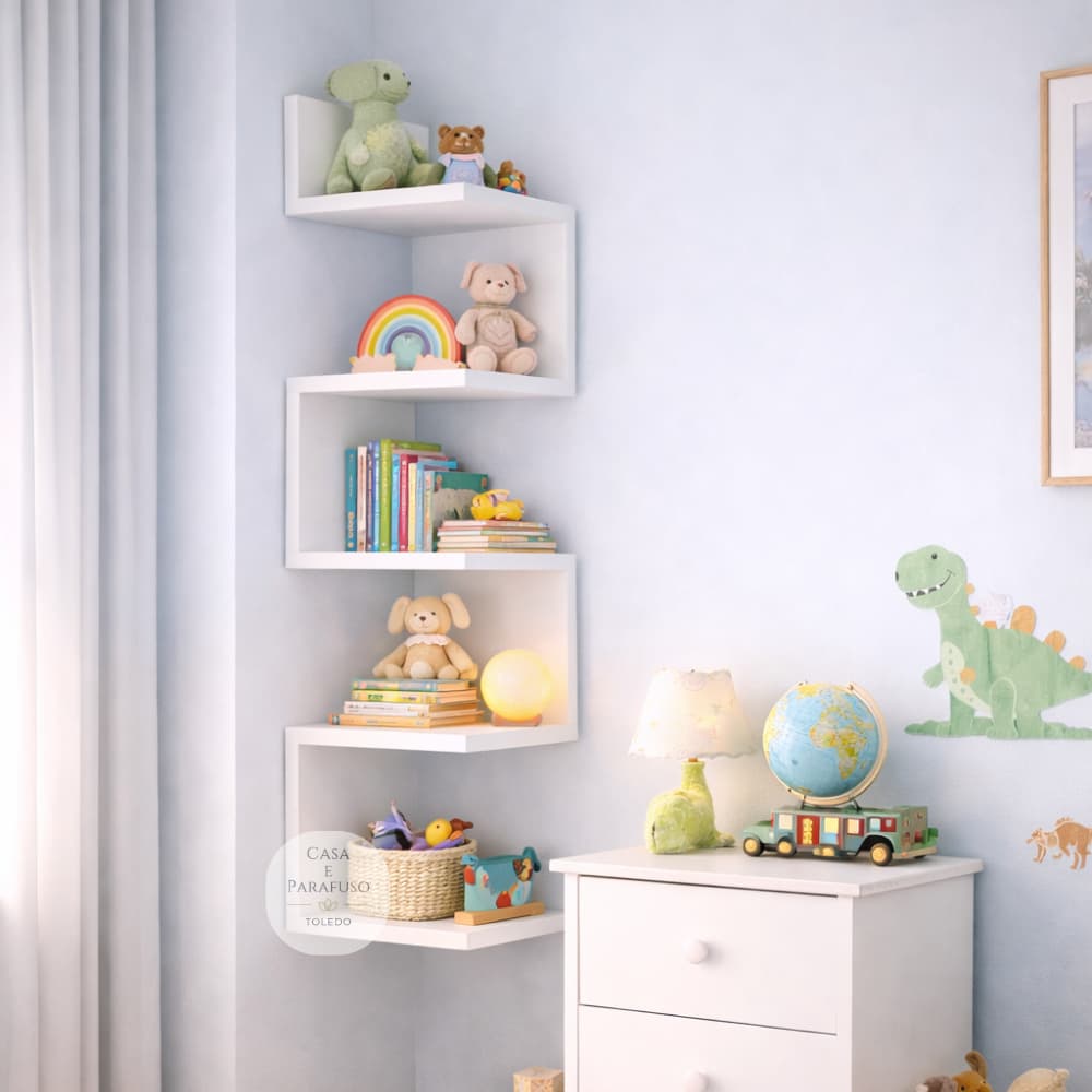 Prateleira de Canto reto Nicho (14)