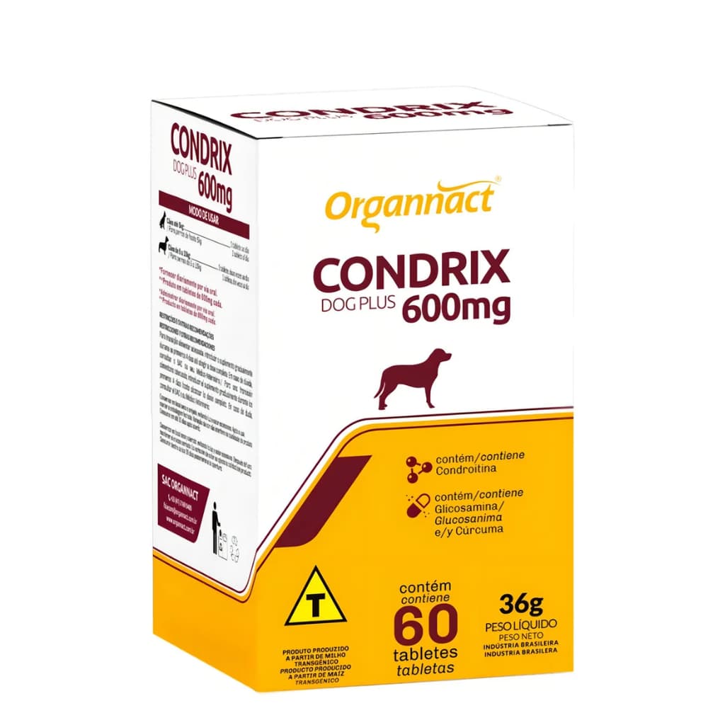 Condrix Dog 600mg  C/60 Tabletes 36g - Organnact