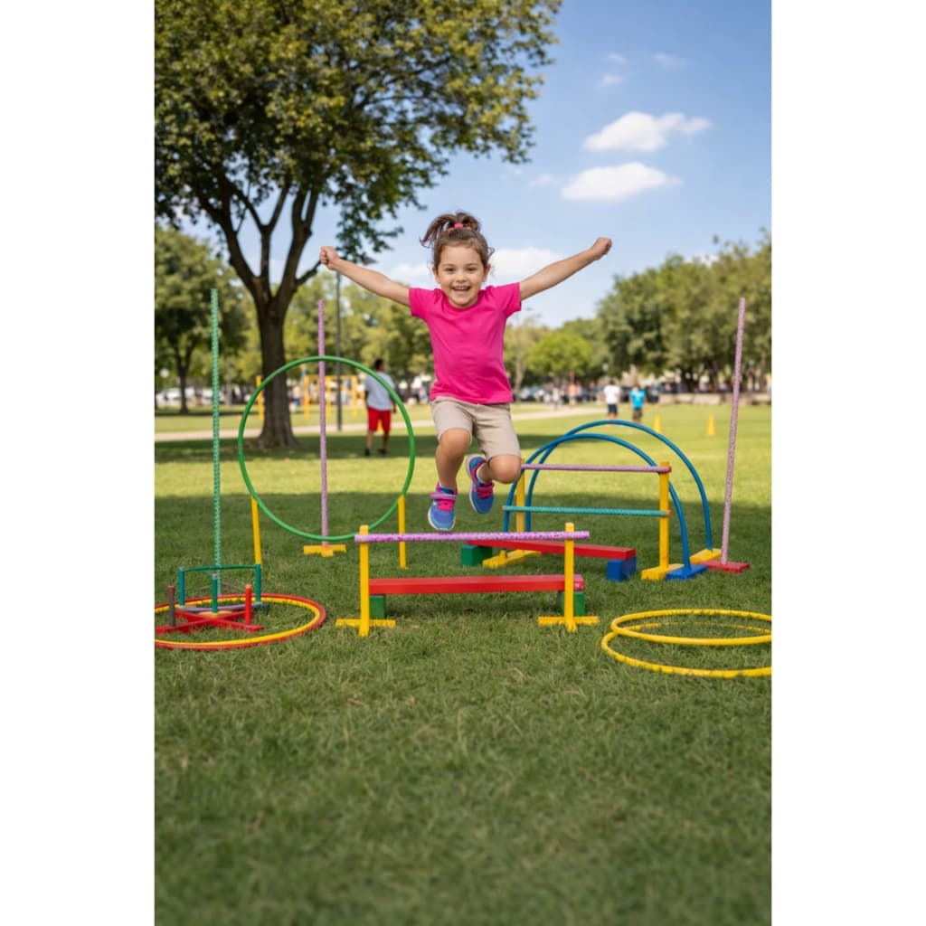 Linha Movimento N01 62 Peças Ginástica Atividade Física Kids Consciência Movimento Corporal