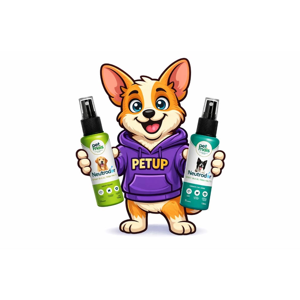 Spray Bucal Petmais 120ml p/ Cães e Gatos – Cravo | Chá Verde