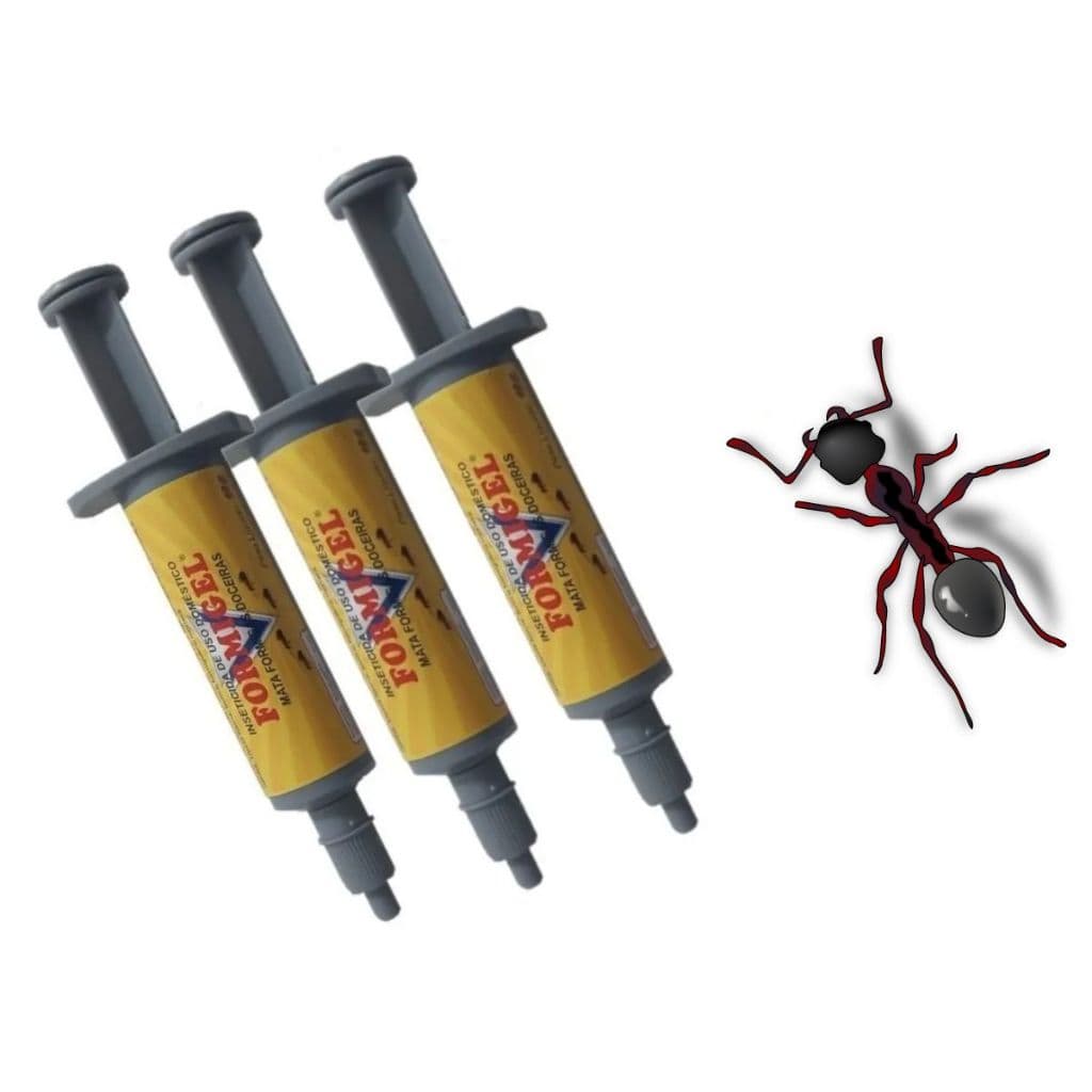 3 FORMIGA GEL - Contra formigas caseiras - Formigas Doceiras