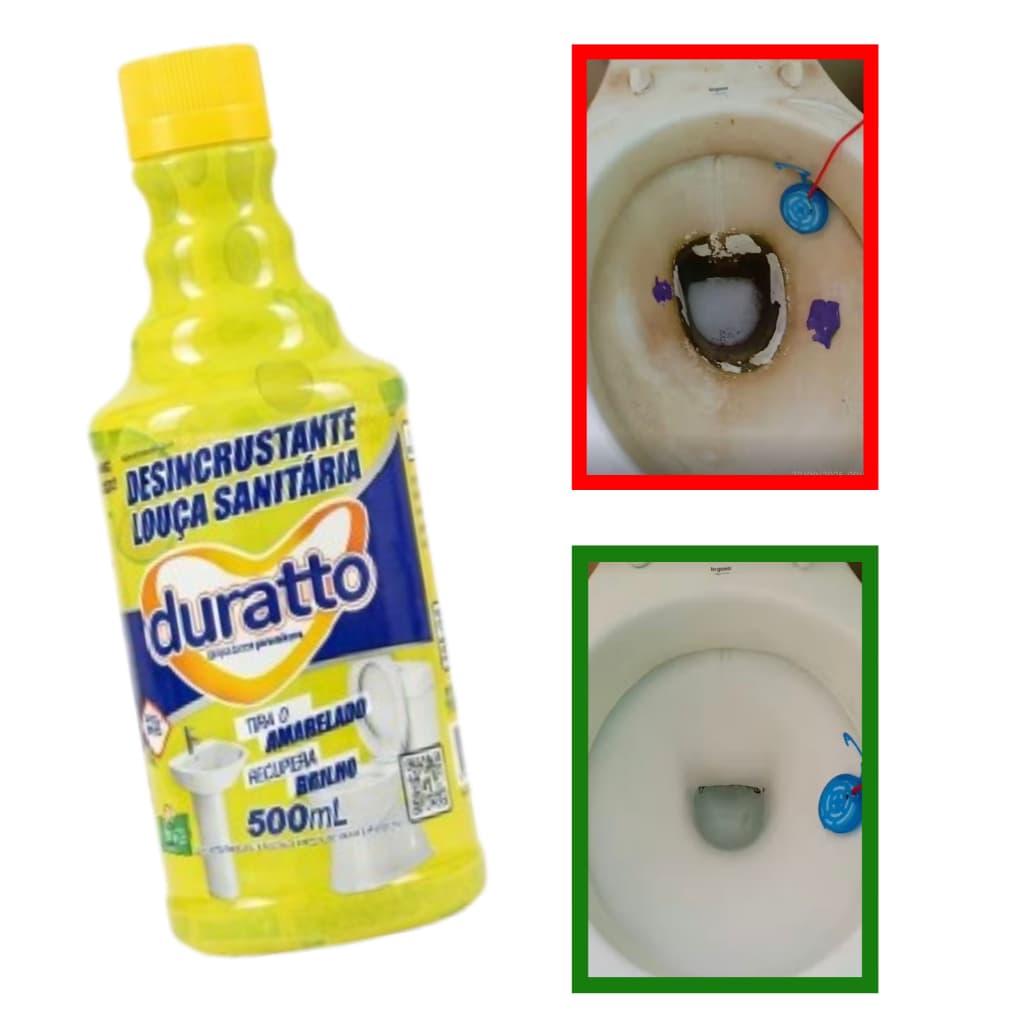 Limpador Desincrustante para Louca Sanitaria Duratto 500 ml