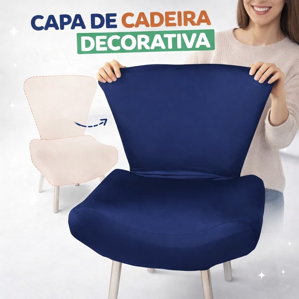 Capas p/cadeira decorativa poltrona modelo borboleta / canoa .