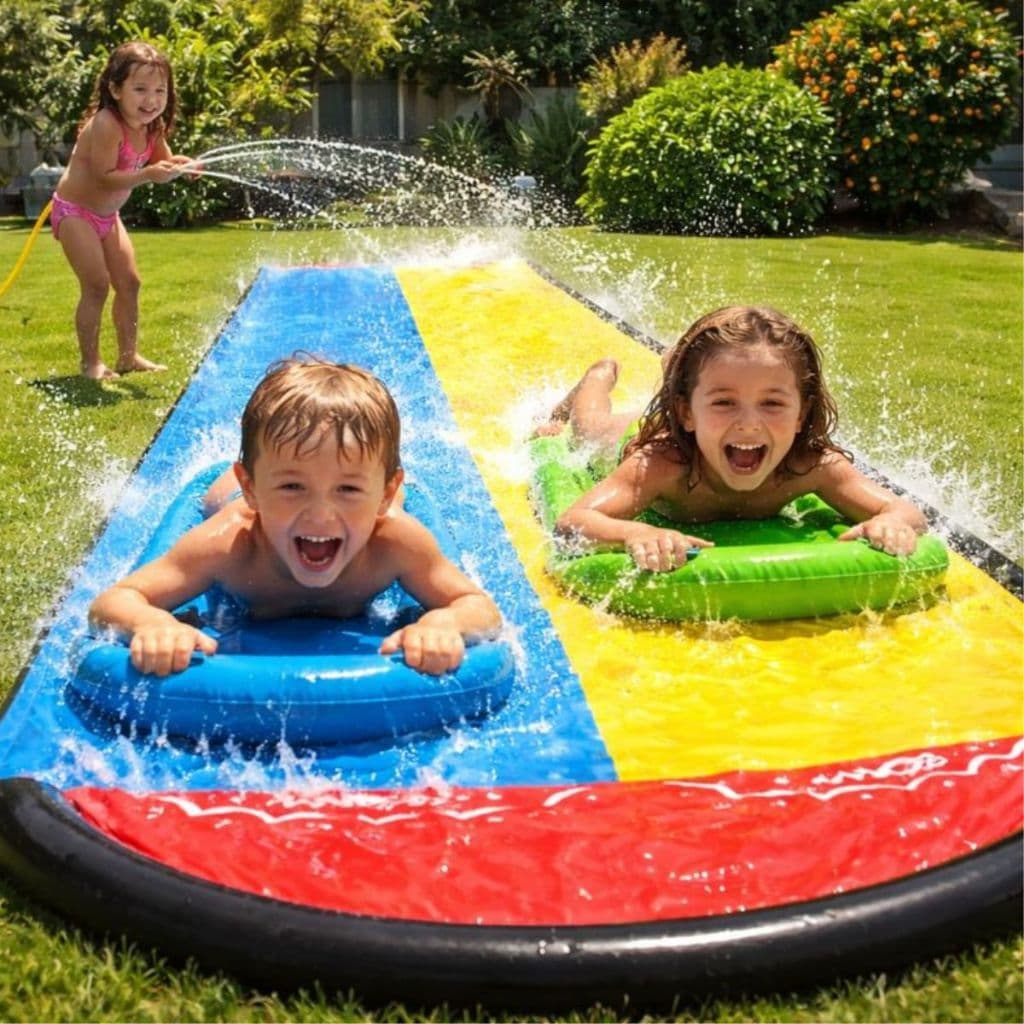 Escorrega Inflável Gigante 480x140cm Com Jato Toboágua