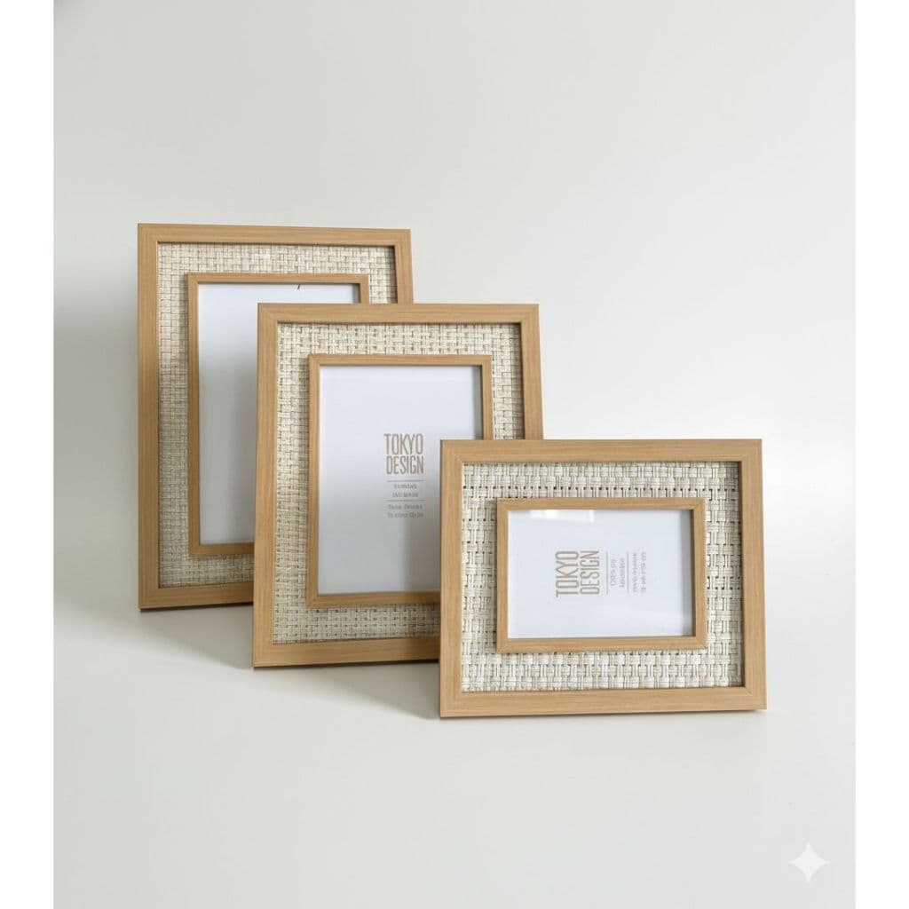 Quadro Porta Retrato com Treliça e visor em vidro Lyor ref(220103,220104)