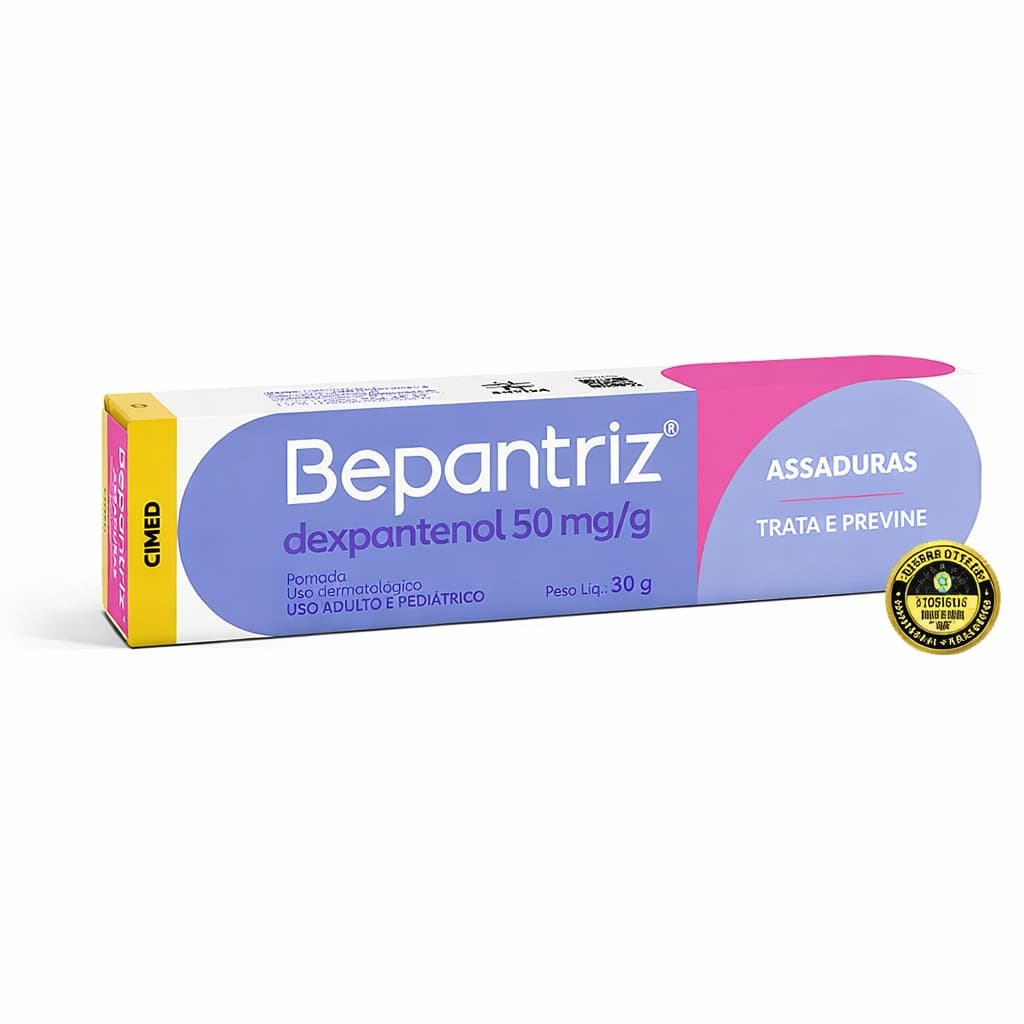 Bepantriz Pomada Dexpantenol 50mg/g 30g – Uso Dermatológico Adulto e Pediátrico