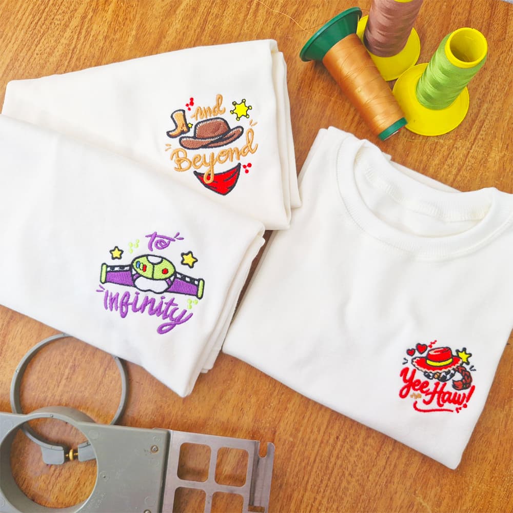 Camiseta Toy Story Bordada | Venda Individual | Leia a Descrição