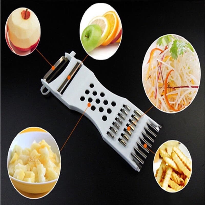 Descascador Ralador Fatiador 5 Em 1 Manual Queijo Legumes Frutas