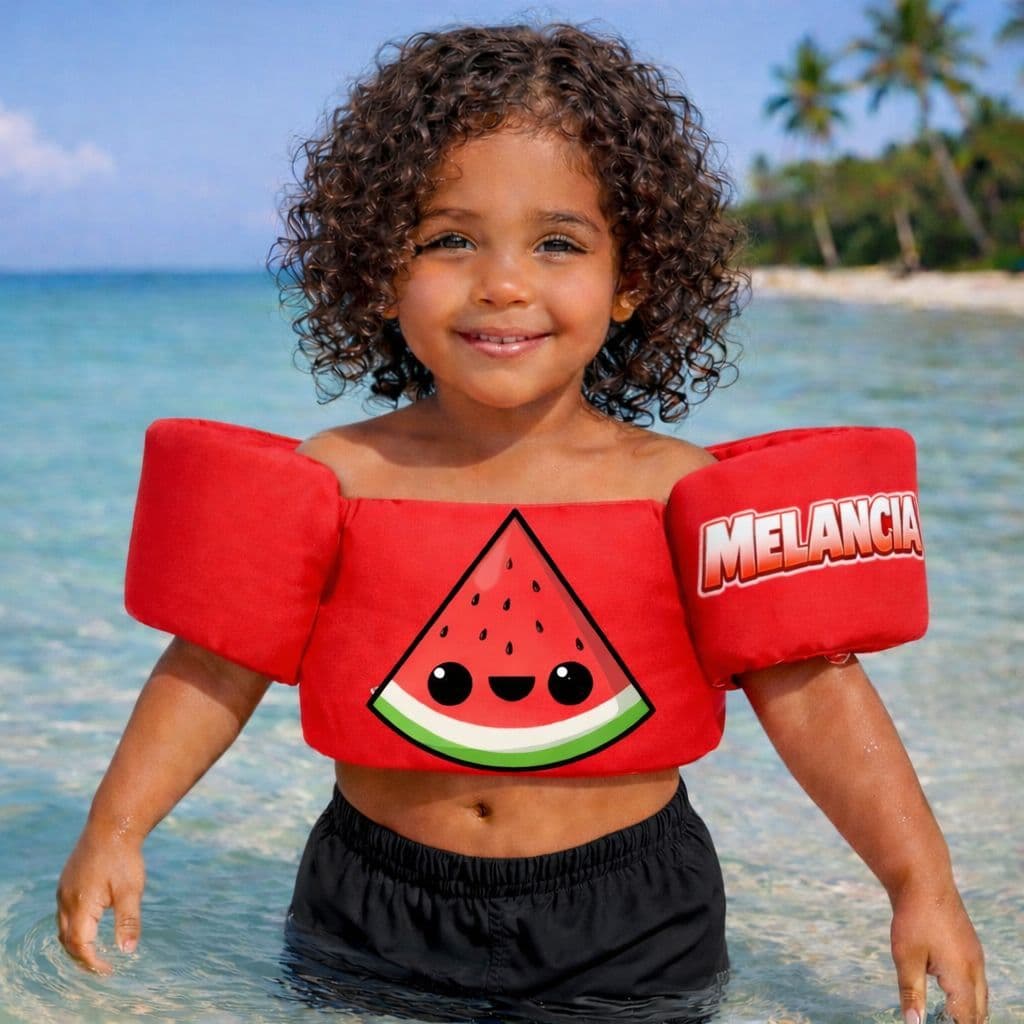 Lançamento Boia Colete de Braço Infantil  Não Fura Flutuação Piscina Praia Rio Clube Verão Férias