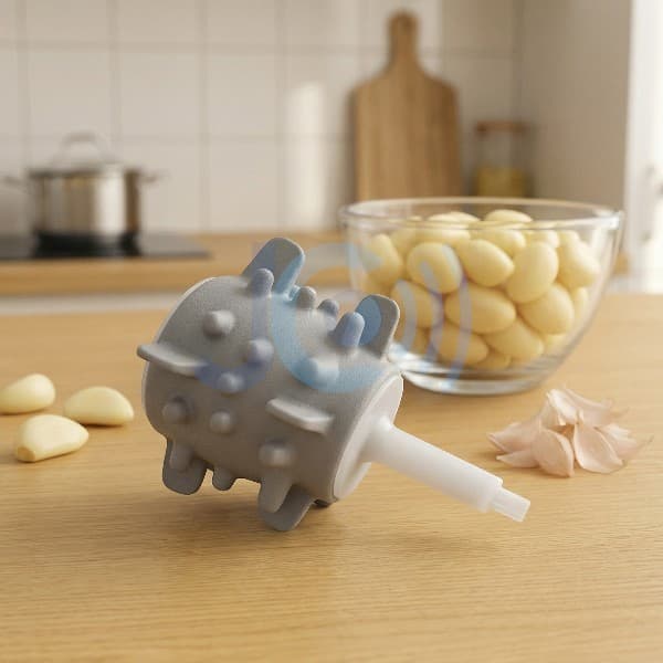 Utensílio Descascador de Alho Silicone Fácil Uso Sem Cheiro 2L/3L PRONTA ENTREGA