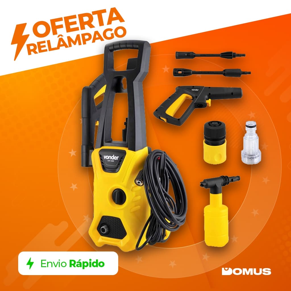 Lavadora De Alta Pressão LAV 1600, 1.600 lbf/pol² Lavadora Vap Vonder
