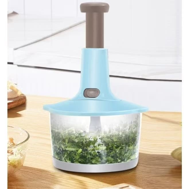 Processador de Alimentos 700ML com 3 Lâminas em Aço Inoxidável e Sistema de Segurança com Trava