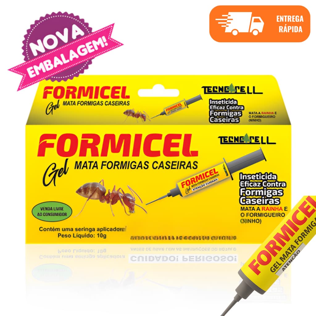 Formicel Gel Mata Formiga Doceira Remédio Poderoso Elimina Formigueiro
