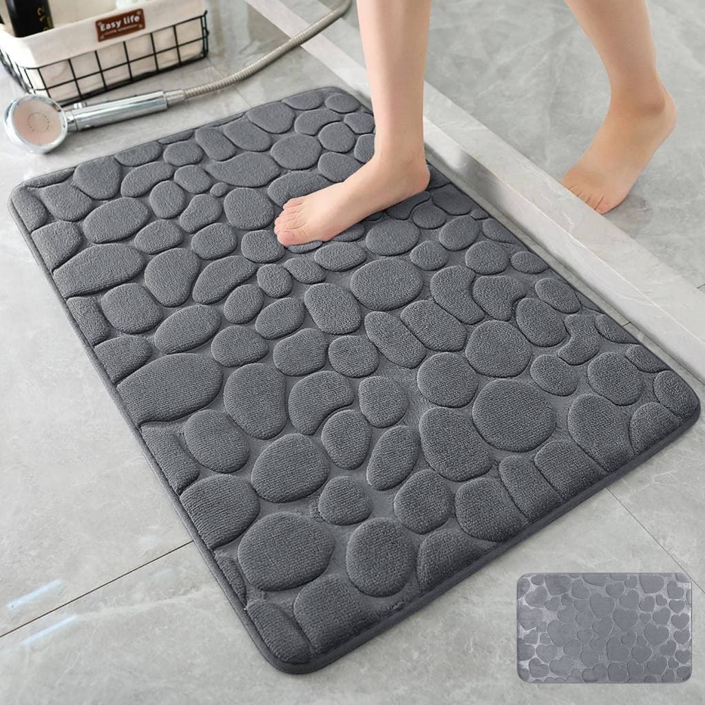 Tapete Soft Antiderrapante para Banheiro, Sala e Quarto com Diversas Cores 40cm x 60cm